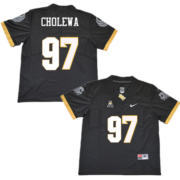 Men #97 Mason Cholewa UCF Knights College Football Jerseys Sale-Black